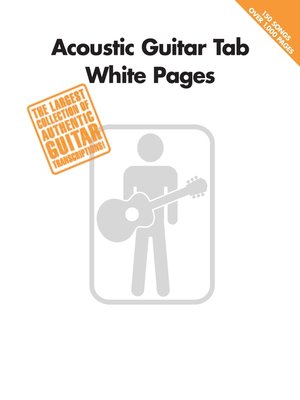 cover image of Acoustic Guitar Tab White Pages (Songbook)